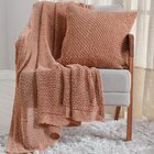 Manta Decorativa Atacama Rustic Style 120x150 Terracota