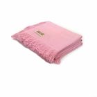 Manta Decorativa Áustria Maquinetado Rosa 1,10x0,90m
