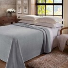 Manta Decorativa Dyuri Cinza 2,2x1,5m