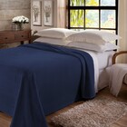 Manta Decorativa Dyuri Marinho 2,2x1,5m