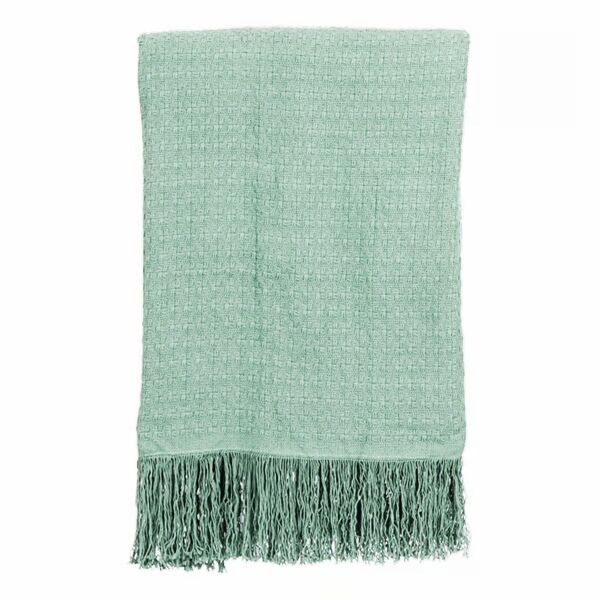 Manta Decorativa Eterna Verde 2,00x2,20m Guaratinguetá