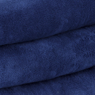 Manta Decorativa Fleece Queen Azul Marinho Liso 2,40x2,20m