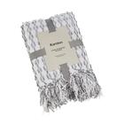 Manta Decorativa Karsten Texturas Cinza