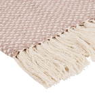 Manta Decorativa Leaf Rosa Seco 1,8x1,2m