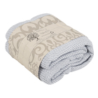 Manta Decorativa Monte Alegre Algodão Maquinetado Cinza 2,20x2,00m