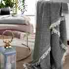 Manta Decorativa Montreal Prata Hedrons