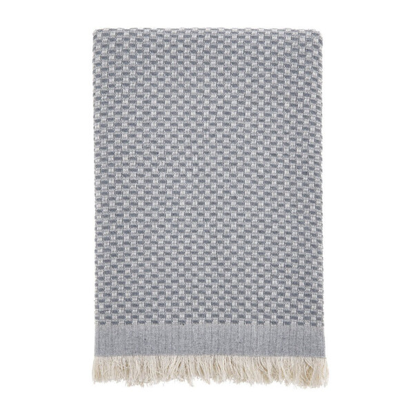 Manta Decorativa Montreal Prata Hedrons