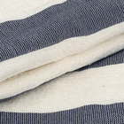 Manta Decorativa Navy Listrada Azul 1,40x1,40m