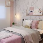 Manta Decorativa Nordic Rosa 1,20X1,80m