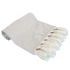 Manta Decorativa P/ Sofá Jacquard Zig-zag95 Cinza 3,00x1,40