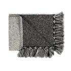 Manta Decorativa Para Sofá Gigante Jacquard 1,8 X 1,4m Grafit