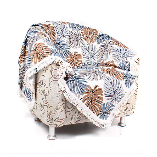 Manta Decorativa Pata Sofá Estampada Realce 2,30m X 1,50m Com