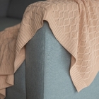 Manta Entrelace Rosé