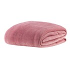 Manta Essencial Poliéster Rosa 1,5x2m