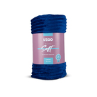 Manta Microfibra Flannel Soft Canelada Casal 180x220cm Azul