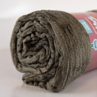 Manta Microfibra Flannel Soft Canelada Casal 180x220cm Marrom