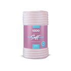 Manta Microfibra Flannel Soft Canelada Casal 180x220cm Rose