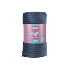 Manta Microfibra Flannel Soft Canelada Queen 220x240cm Grafite