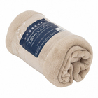 Manta Fleece Casal Bege e Marrom 2,20x1,80 m Andreza Enxovais
