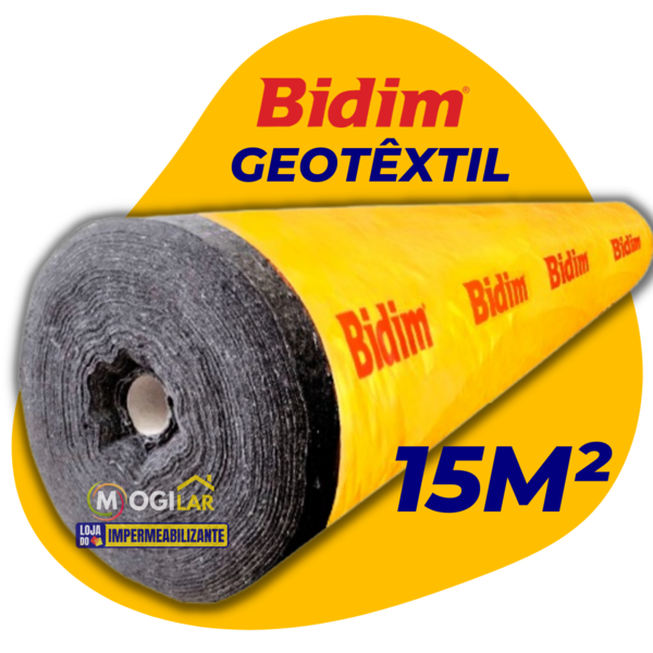 Manta Geotêxtil 15m² Bidim Drenagem Jardim Lago Geotêxteis