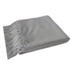 Manta Grande Basica Cinza Claro