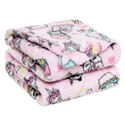 Manta Infantil Microfibra Bene Casa Rosa Un