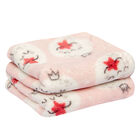 Manta Infantil Microfibra Bene Casa Rosa Un