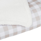 Manta Infantil Vichy Bege 90x150cm