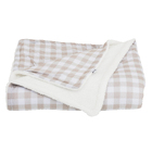 Manta Infantil Vichy Bege 90x150cm