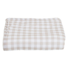 Manta Infantil Vichy Bege 90x150cm