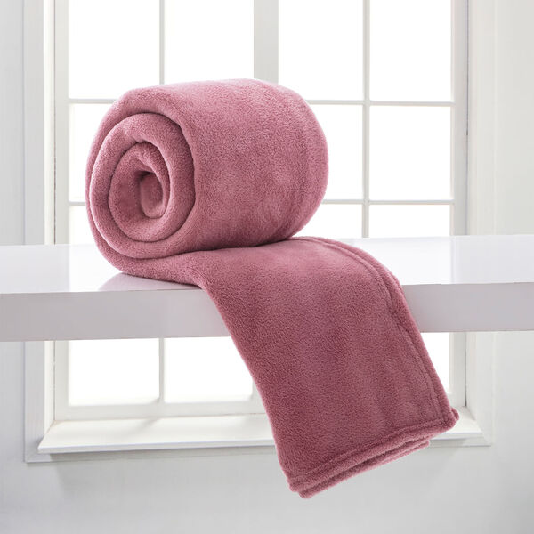 Manta King De Microfibra Corttex Rosa Un