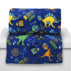 Manta La Dotta Solteiro Microfibra Plush Astro Dino 150m X 22