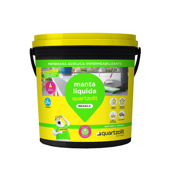 Manta Líquida Branca 4,5kg Quartzolit