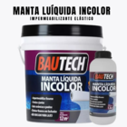 Manta Liquida Impermeabilizante Elástica Incolor 8kg Bautech