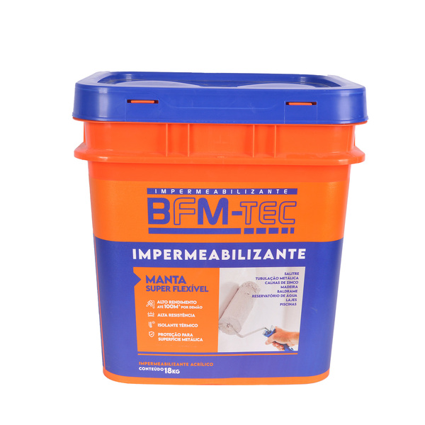 Manta Líquida Semi Brilho 18L Superflexível Cinza Ideal Impermeabilizantes