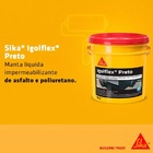 Manta Líquida Impermeabilizante Sika Igolflex Preto 18L