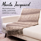 Manta Luxo P/sofá 1,8x1,4m E 4 Capas Almofada Indk63