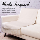 Manta Luxo P/sofá 2,5x1,4m E 2 Capas Almofada Zig-zagvsk136