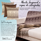 Manta Luxo P/sofá 2x1,4m E 3 Capas Almofada Indvsk71