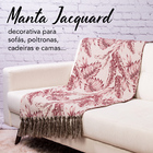 Manta Luxo P/sofá 2x1,4m E 3 Capas Almofada Tropk188