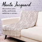 Manta Luxo P/sofá 2x1,4m E 4capas Almofada Medalhvsk102