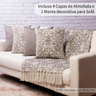 Manta Luxo P/sofá 2x1,4m E 4capas Almofada Medalhvsk102