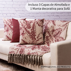 Manta Luxo P/sofá 3,5x1,4m E 3 Capas Almofada Tropk206