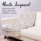 Manta Luxo P/sofá 3,5x1,4m E 4 Capas Almofada Medalhk117