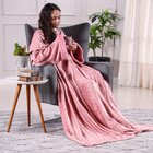 Manta Luxor Com Mangas Toque Flannel