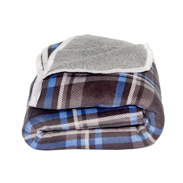 Manta Microfibra Com Sherpa Dupla Face 2,40x2,20 Metros Xadre