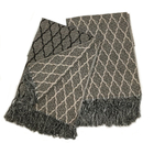 Manta P/ Sofá Decorativa Protetora 2,10m X 1,40m Vitral Preta