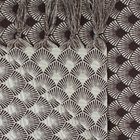 Manta P Sofá Jacquard Protetora Escamas14s Marrom1,80x1,40