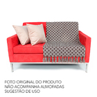Manta P Sofá Jacquard Protetora Escamas14s Marrom1,80x1,40