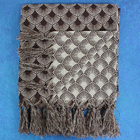 Manta P Sofá Jacquard Protetora Escamas14s Marrom1,80x1,40